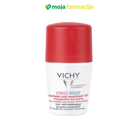 Slika proizvoda VICHY Deo Anti-stres roll-on dezodorans protiv prekomjernog znojenja do 72h iz online apoteke Moja Farmacija - BIH