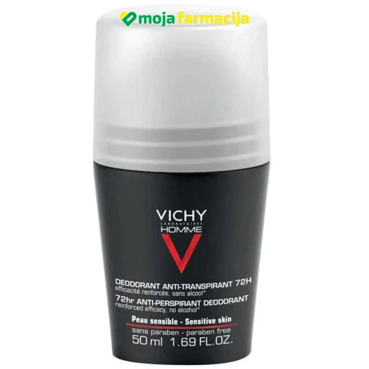 Slika proizvoda VICHY Home Antiperspirant roll-on za zaštitu od znojenja do 72h iz online apoteke Moja Farmacija - BIH