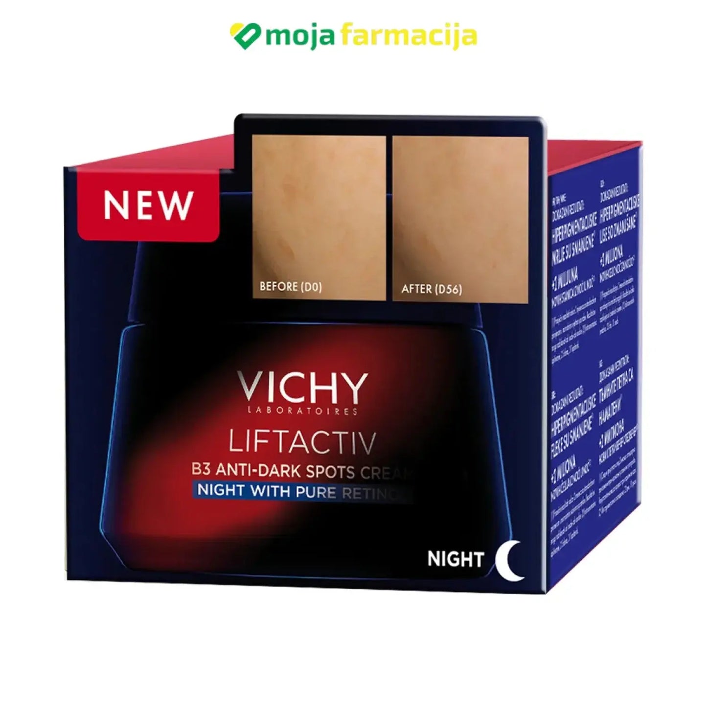 Slika proizvoda VICHY Liftactiv B3+retinol noćna krema protiv tamnih mrlja iz online apoteke Moja Farmacija - BIH