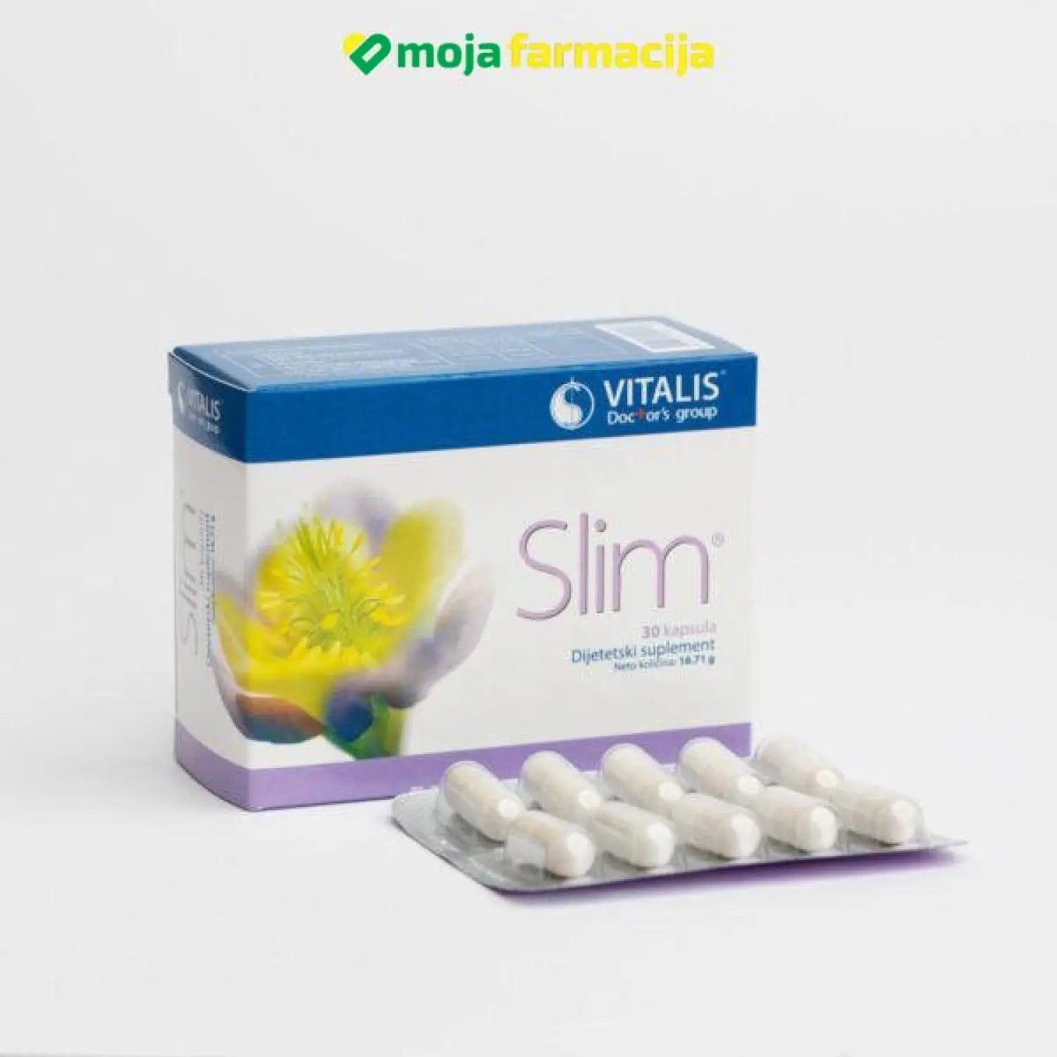 Slika proizvoda Vitalis Slim kapsule iz online apoteke Moja Farmacija - BIH