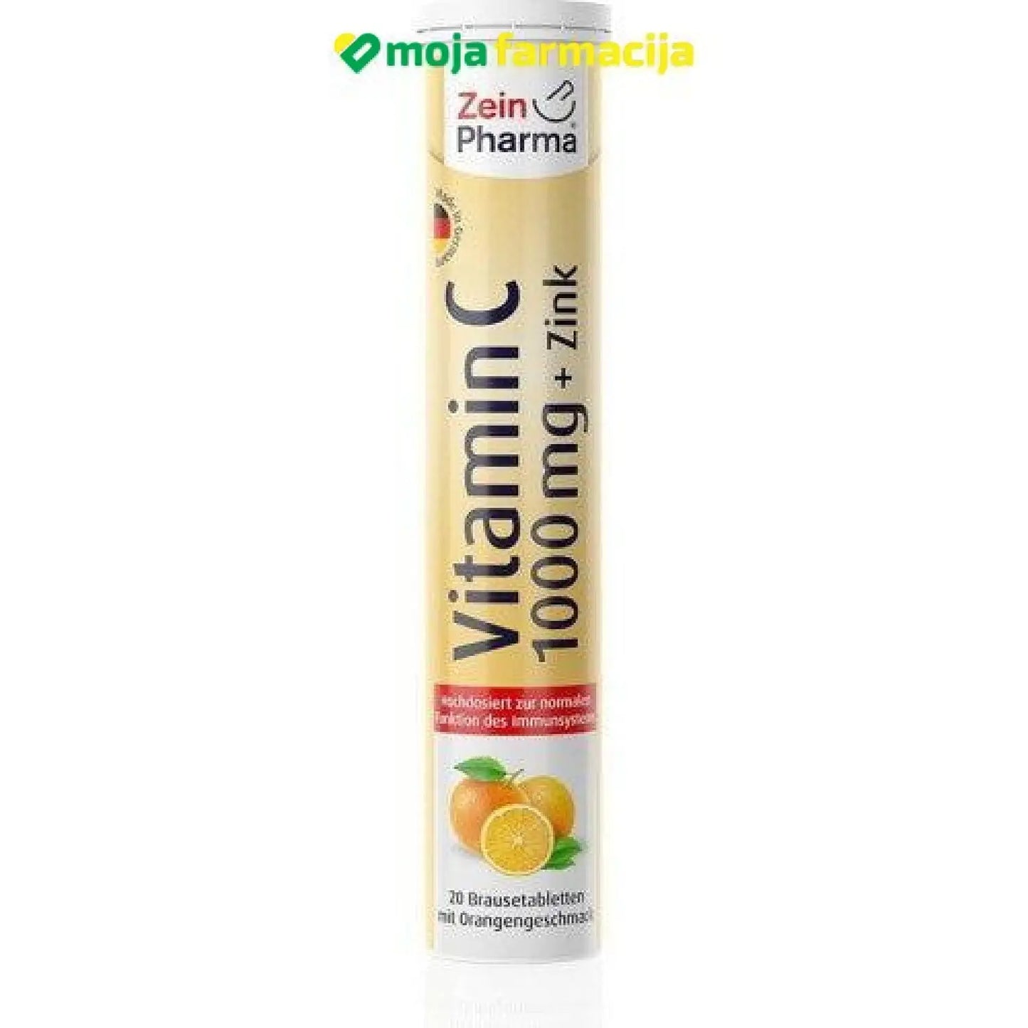 Slika proizvoda Vitamin C + cink Zein iz online apoteke Moja Farmacija - BIH