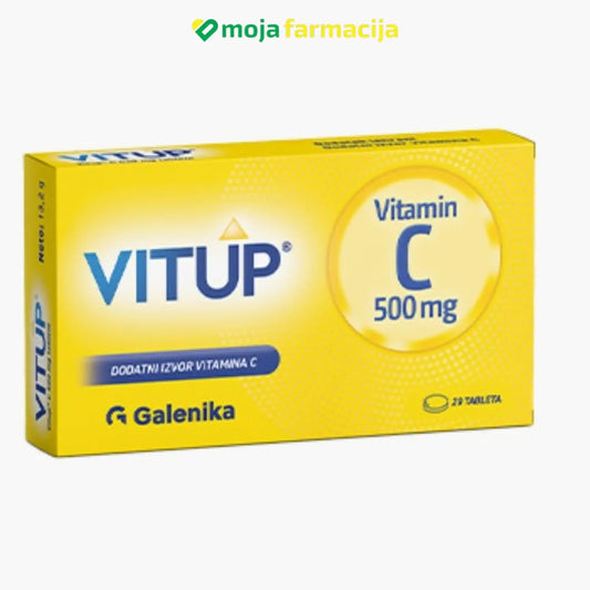 Slika proizvoda VitUp! Vitamin C 500 mg tablete iz online apoteke Moja Farmacija - BIH