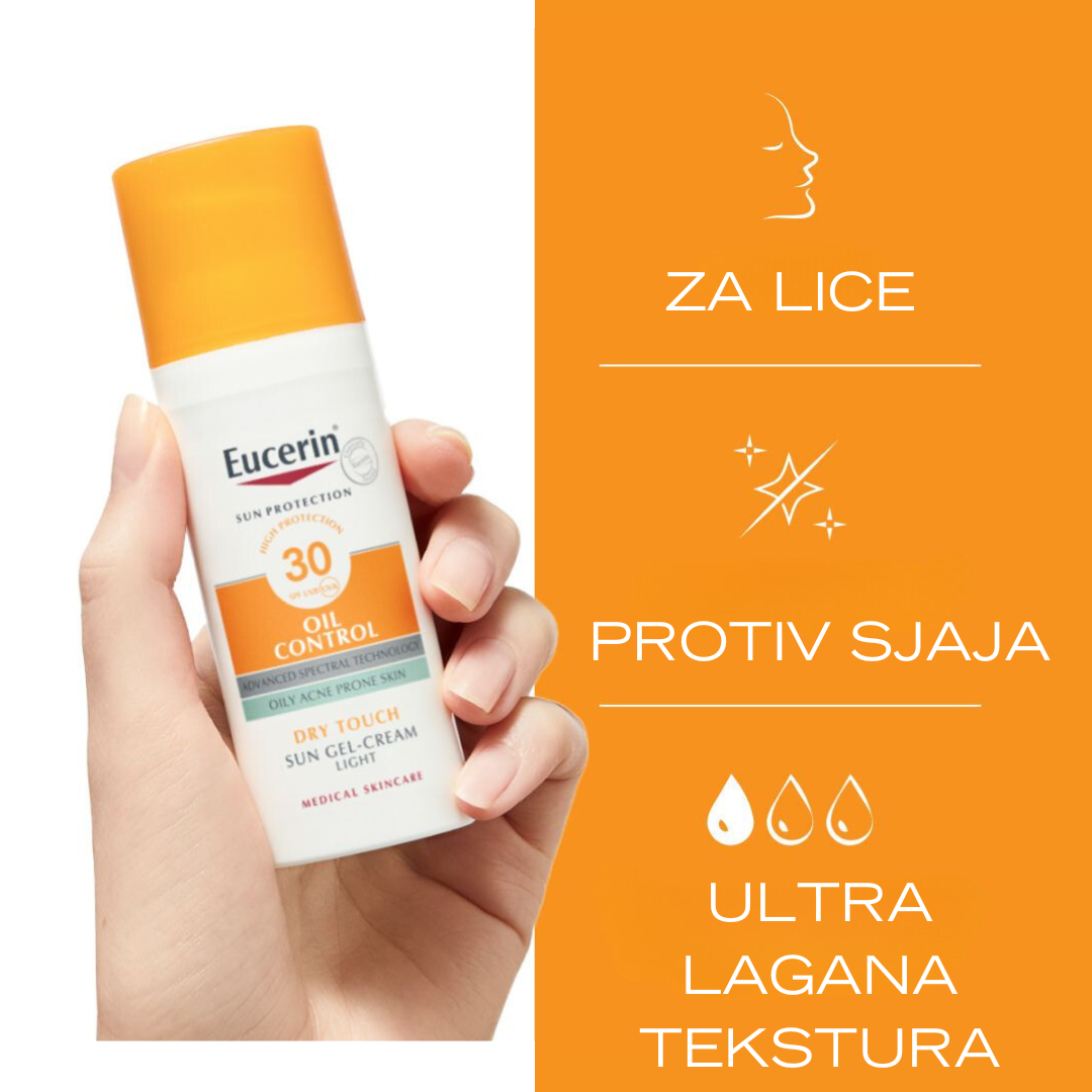 Slika proizvoda EUCERIN SUN Oil control  dry touch gel krema SPF30 50ml iz online apoteke Moja Farmacija - BIH